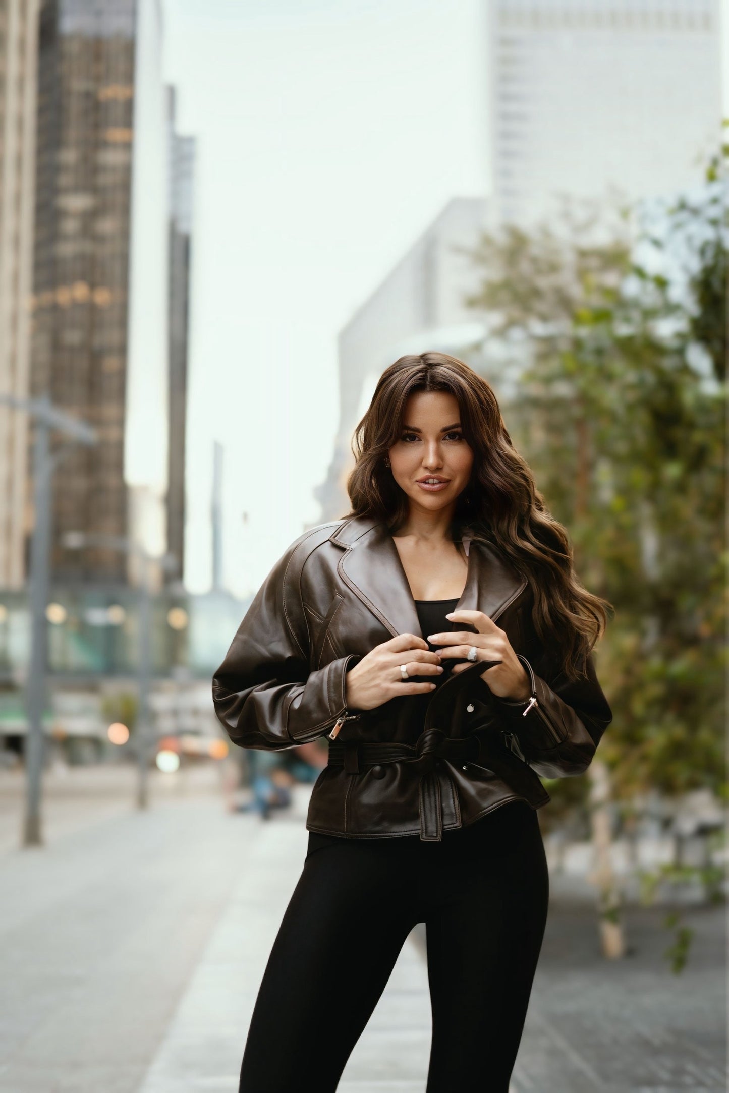 Leather jacket