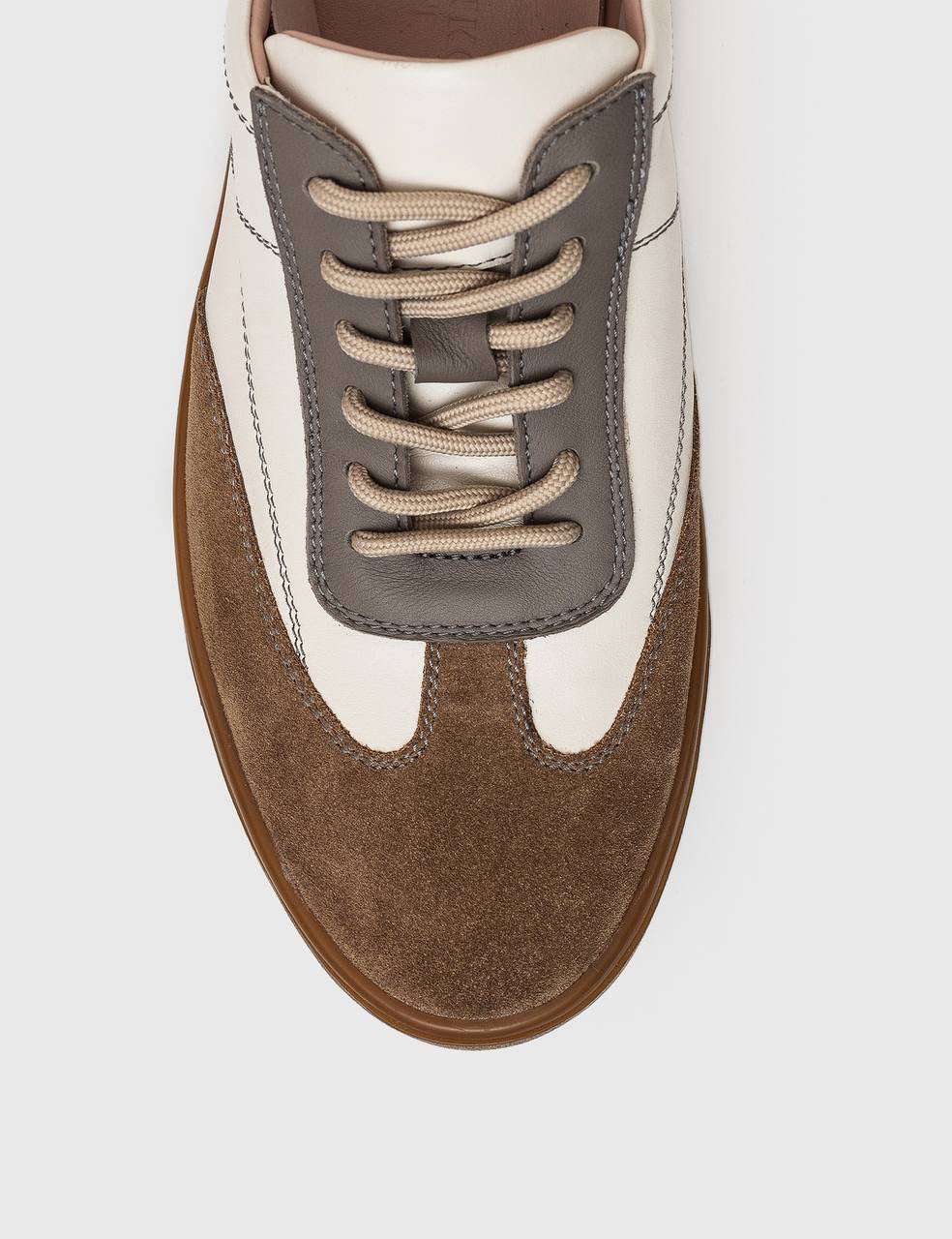 Leather Combination Sneakers