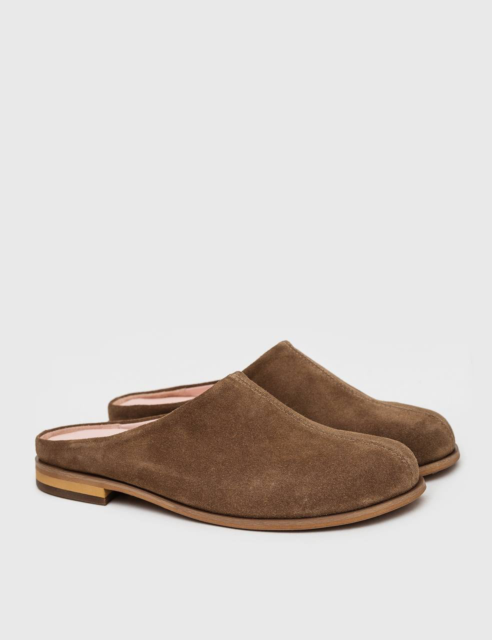 Suede Anatomical Mules