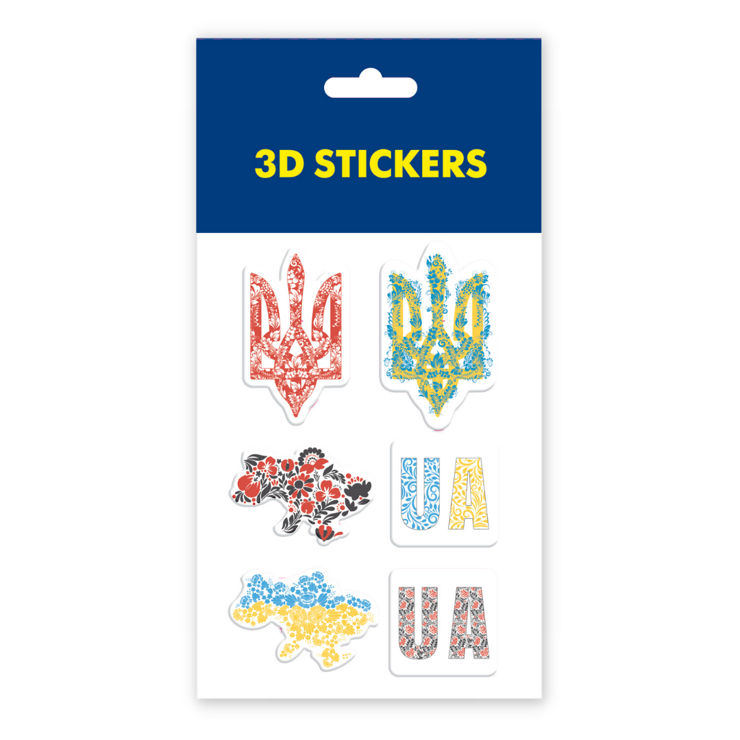 3D наліпки українська традиція