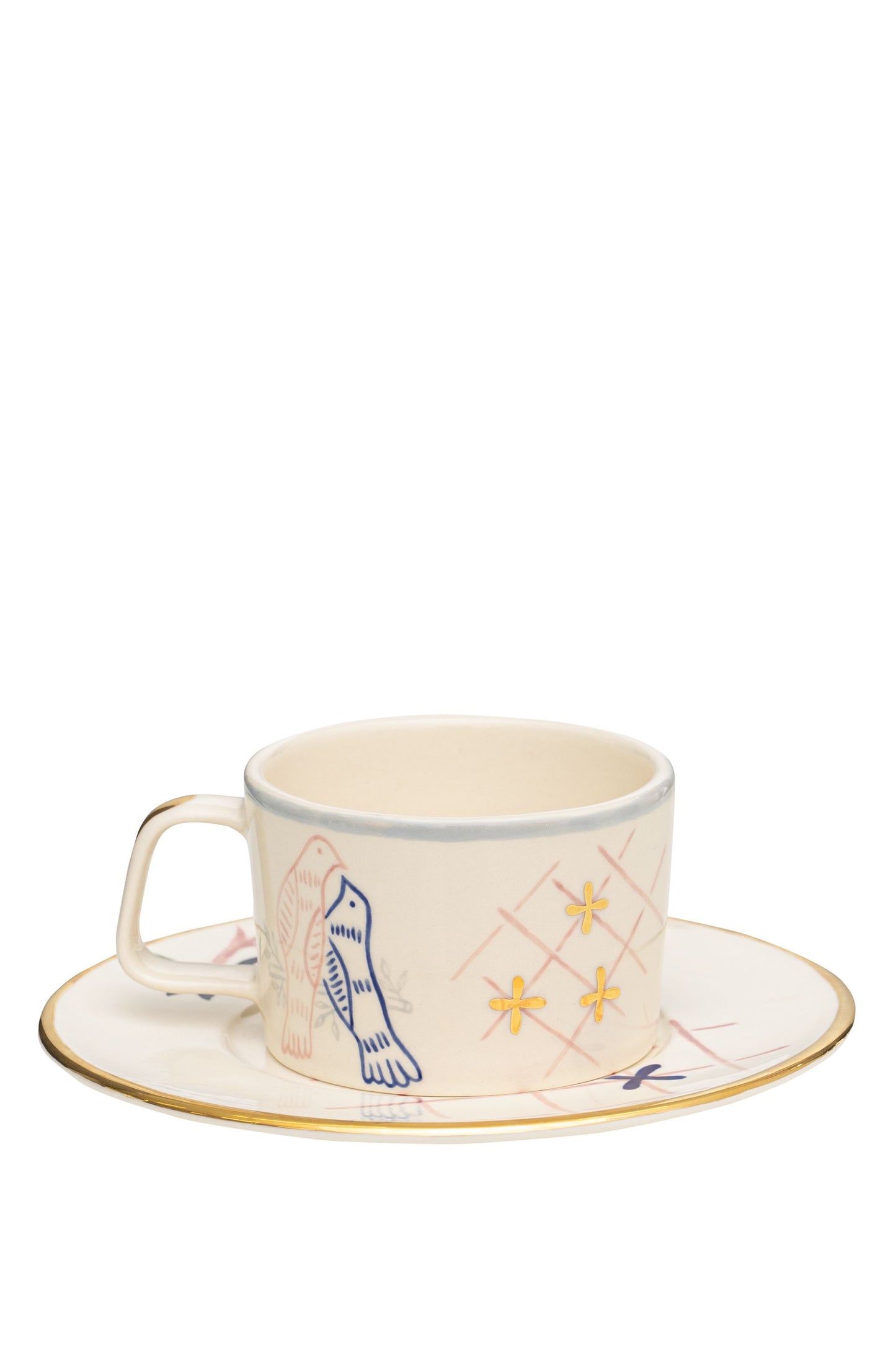 Tea Cup and Saucer Set Naïve
