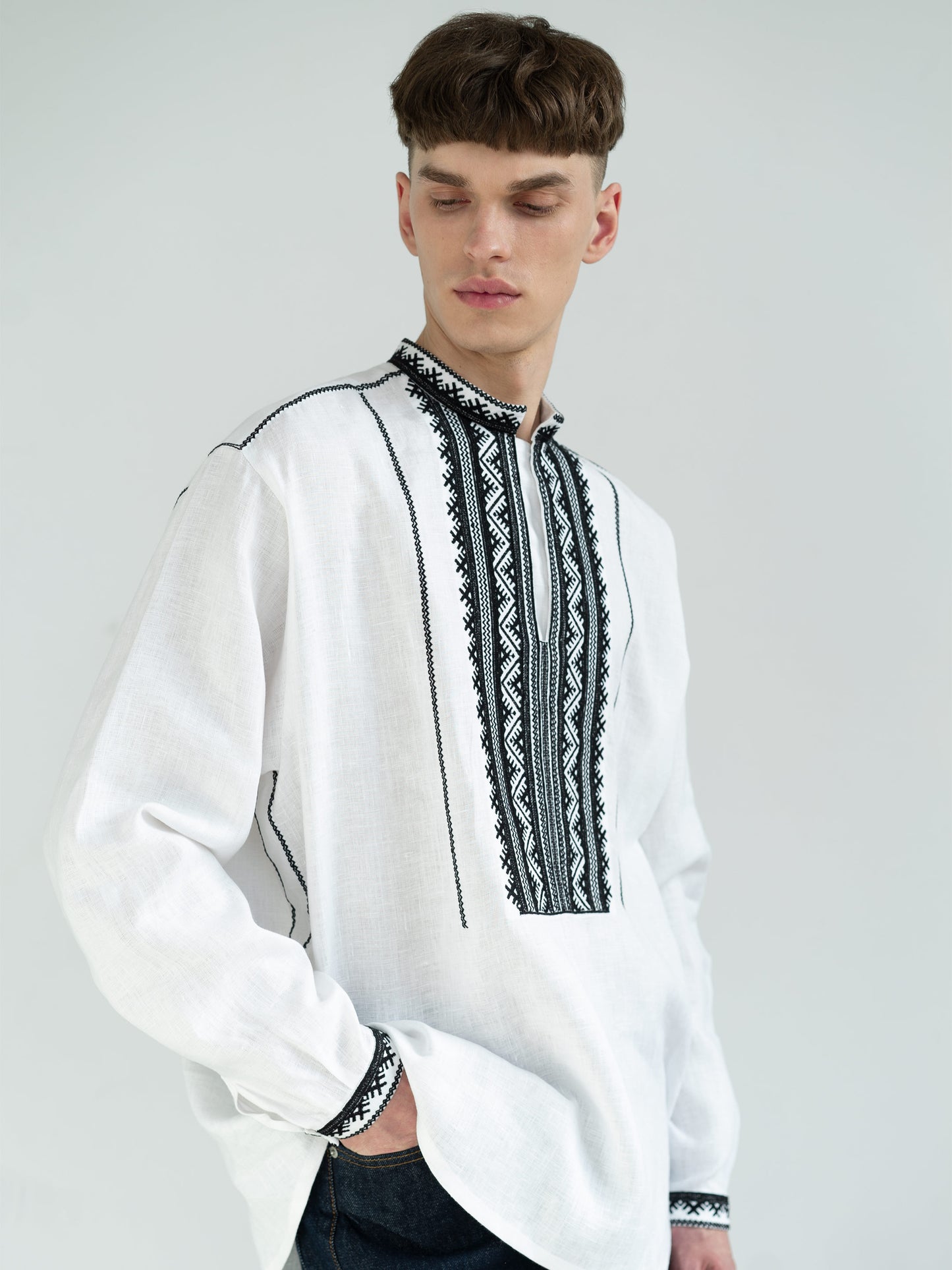 Embroidered shirt Vinnytska for men