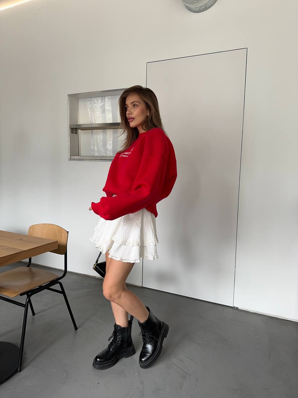 Sweatshirt red