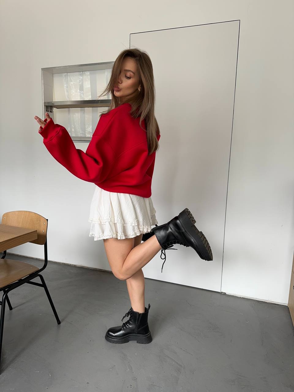 Sweatshirt red
