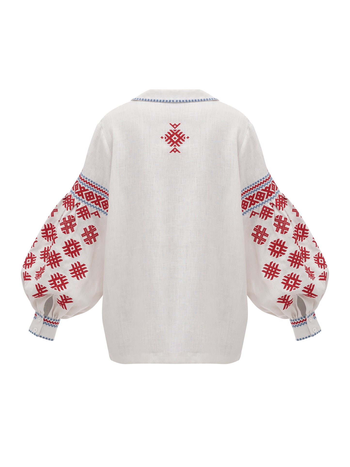 Women's vyshyvanka based on Olga Kosach's ornaments Pchilka