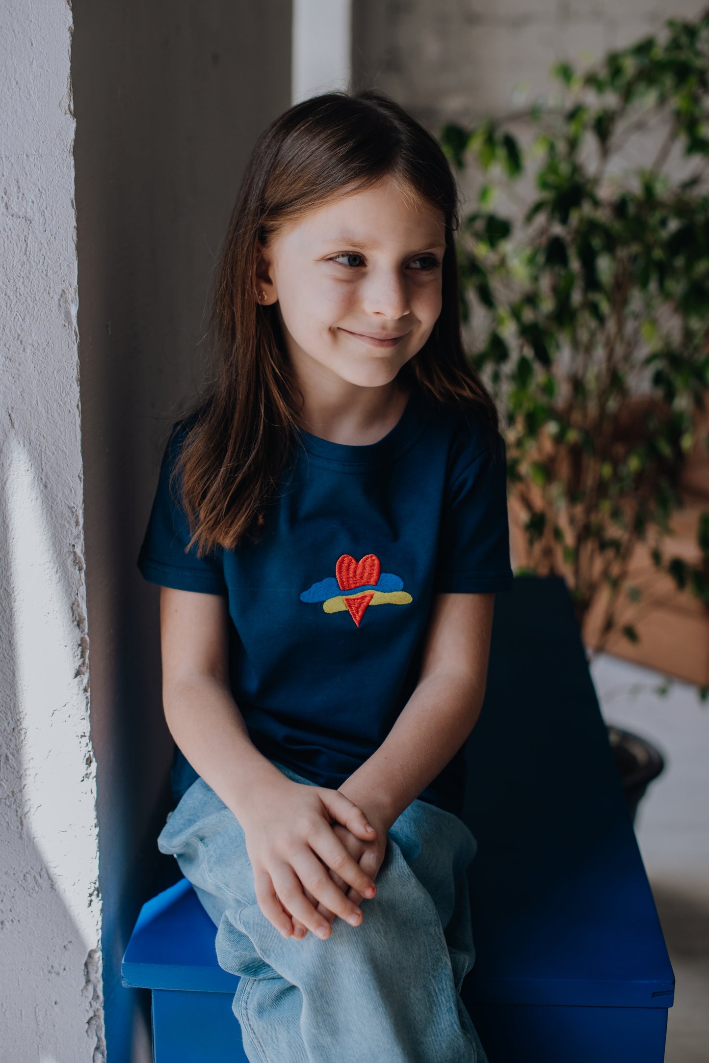 Universal T-Shirt for kids Ukrainian love