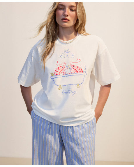 T-shirt The sea is Calling