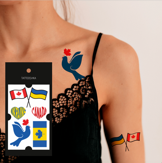 Temporary tattoo Canadian support