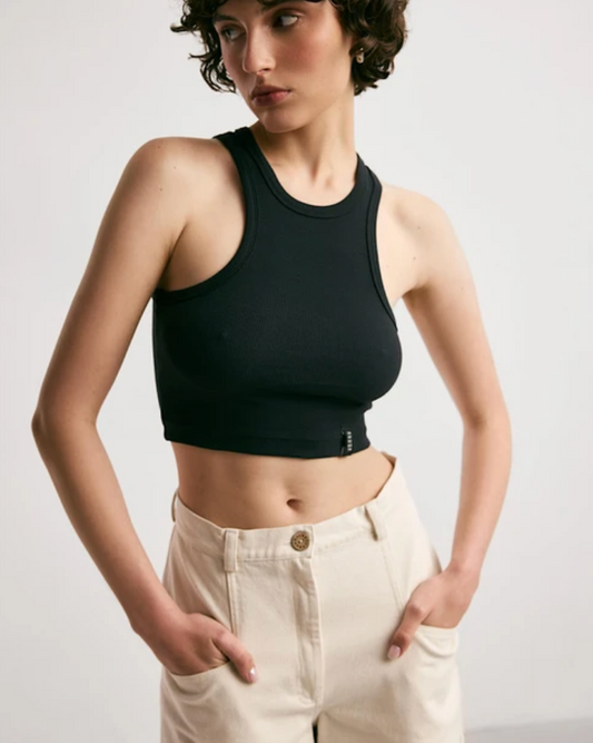 "Dalebi" crop top black