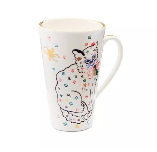 Ceramic mug with a kitten
