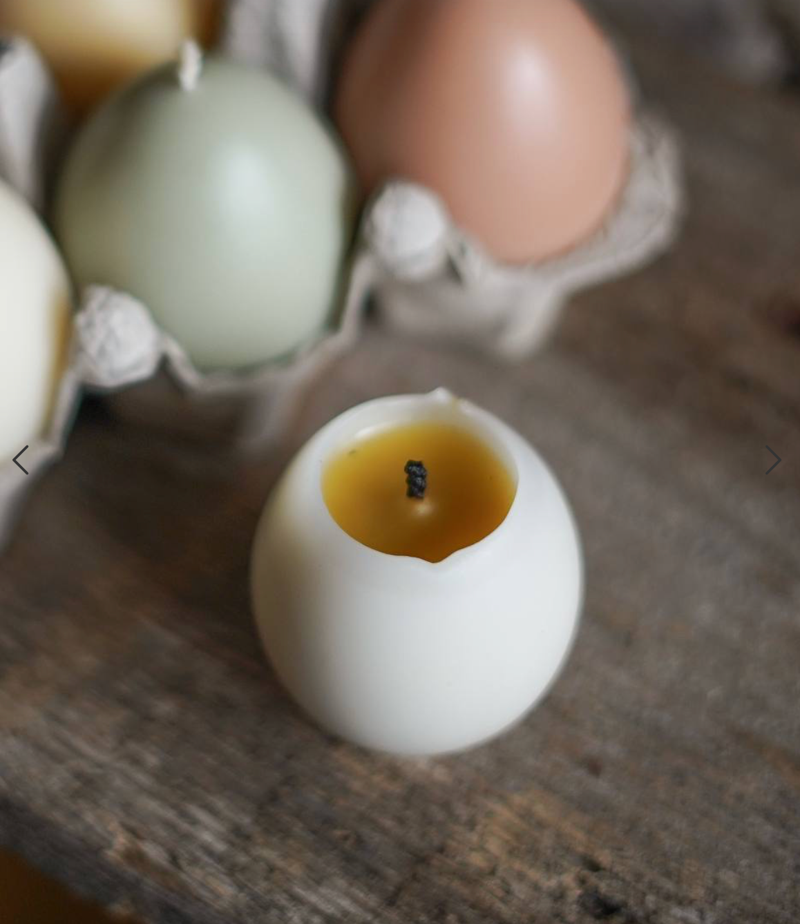 EGGS – Assorted Coloured Beeswax Candles (Mix)