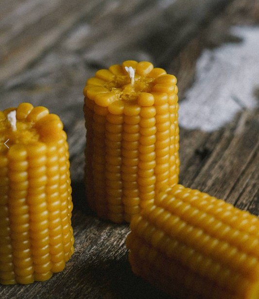 CORN bee wax candle