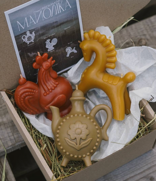 THE ROOSTER-COCKEREL-KUMANETS candle set