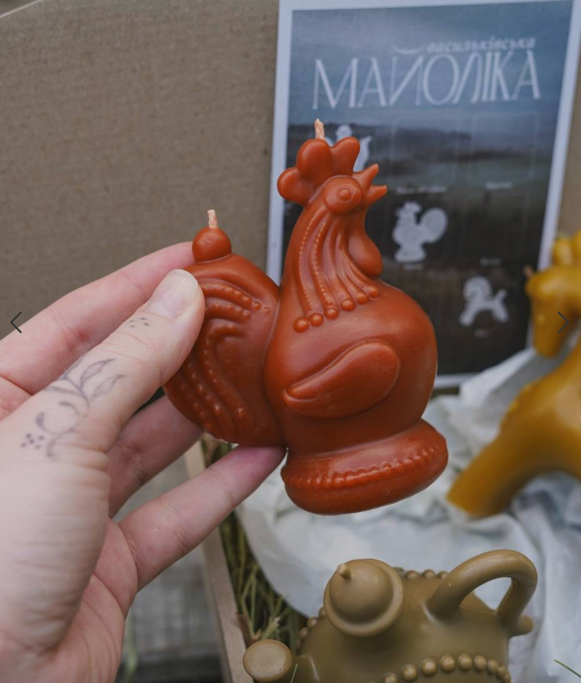 THE ROOSTER-COCKEREL-KUMANETS candle set