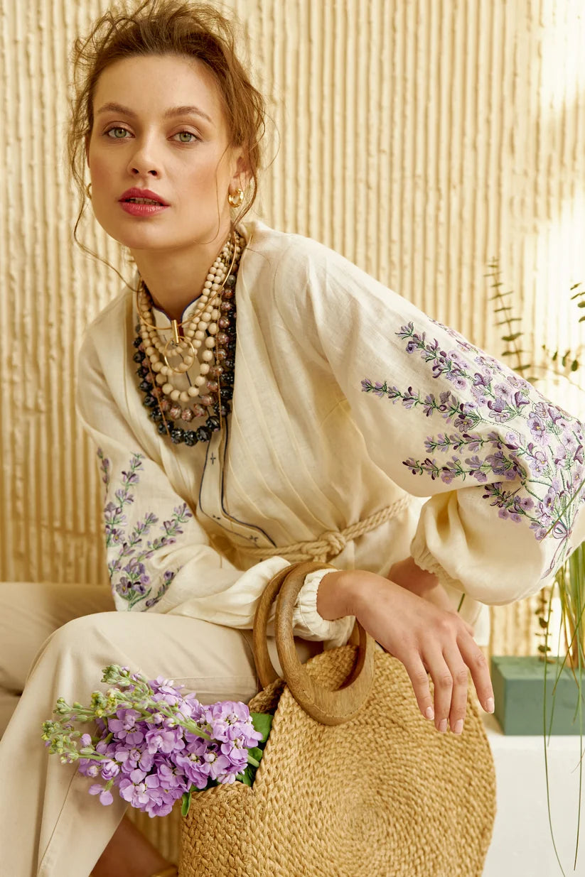 "Lavender" blouse