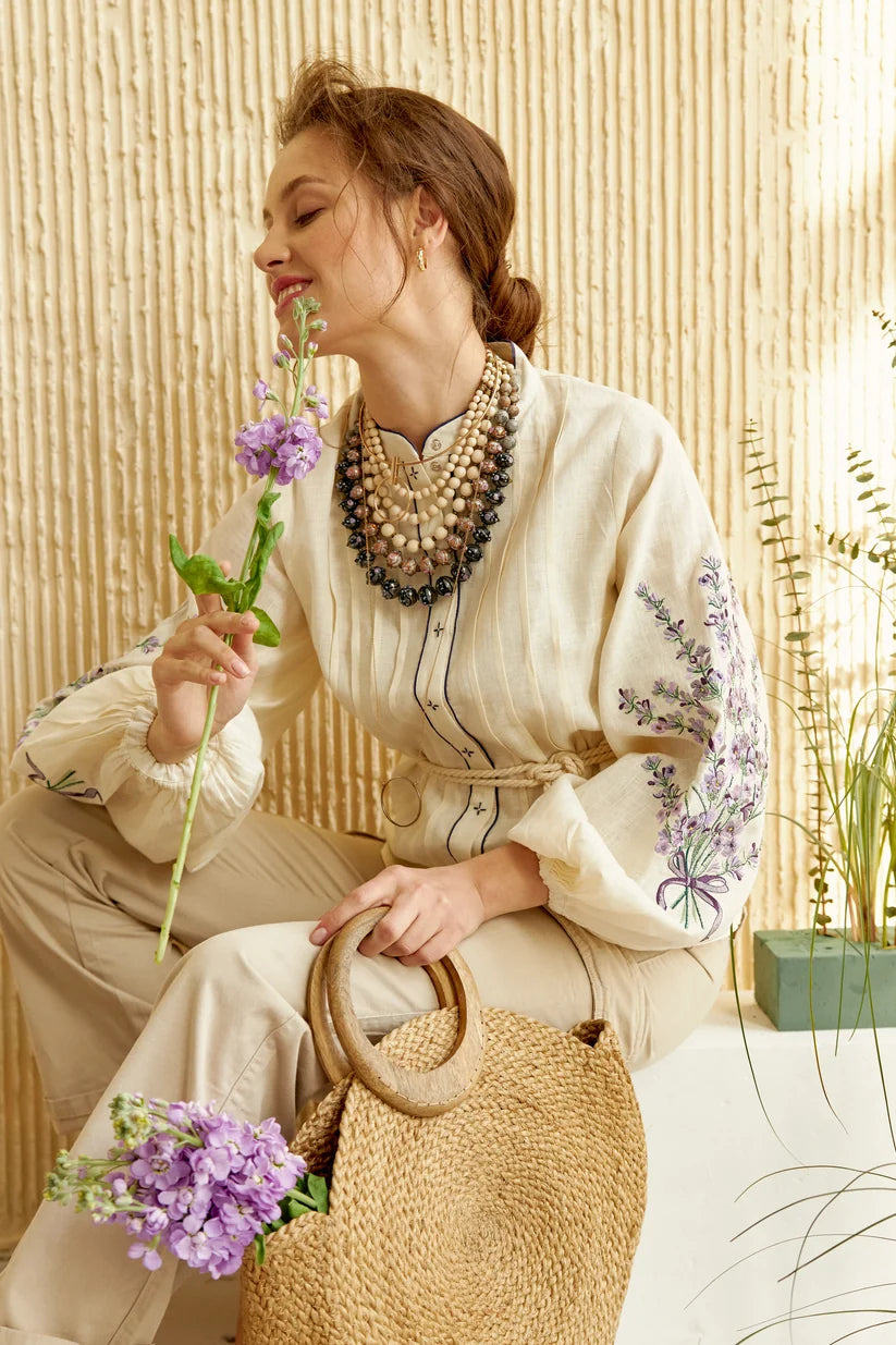 "Lavender" blouse