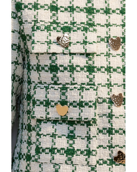 Classic tweed jacket ( green)