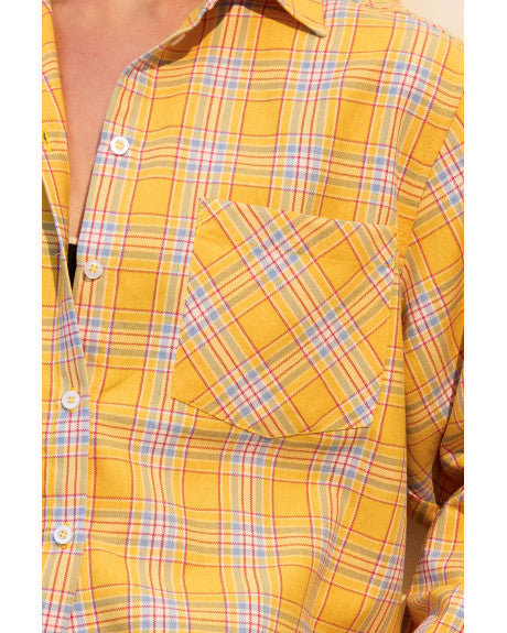 Shirt (yellow and blue)