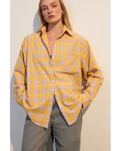 Shirt (yellow and blue)