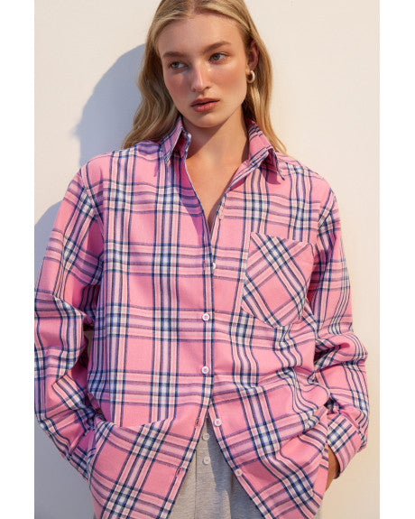 Shirt (pink blue)