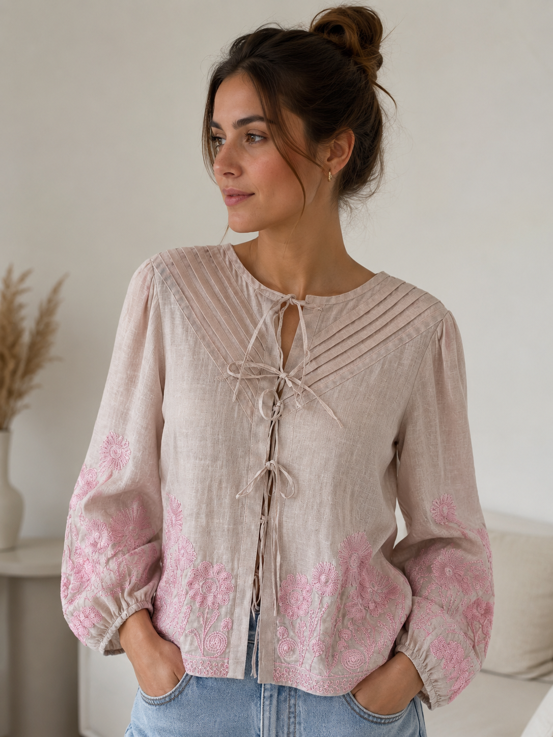 Blouse "Panna" in pink