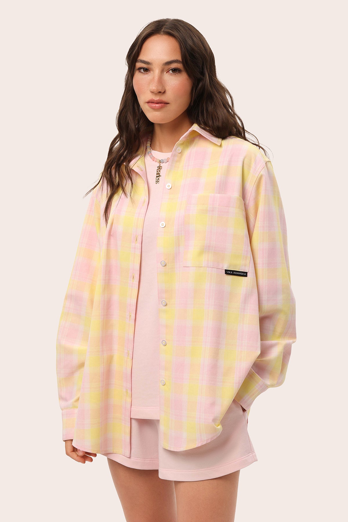 Pink Oversized Shirt
