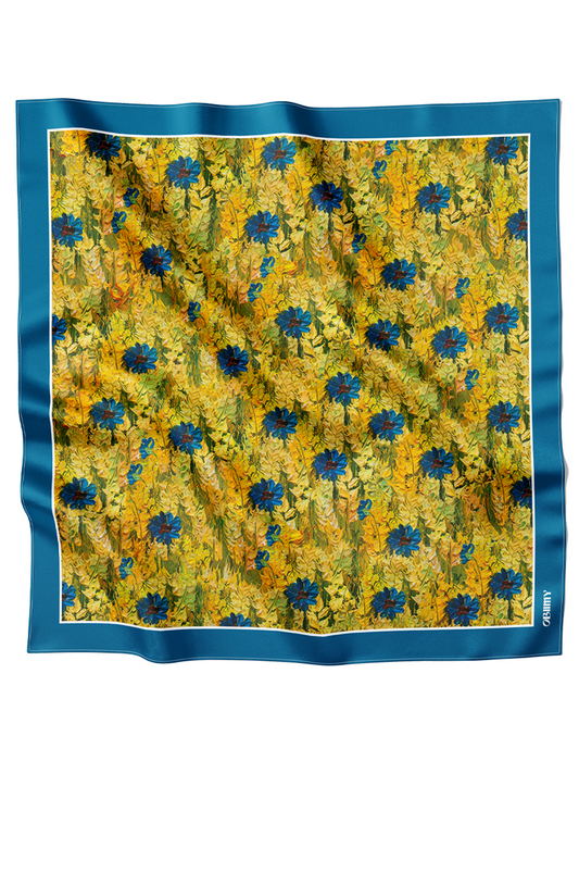 Silk scarf "Courage"