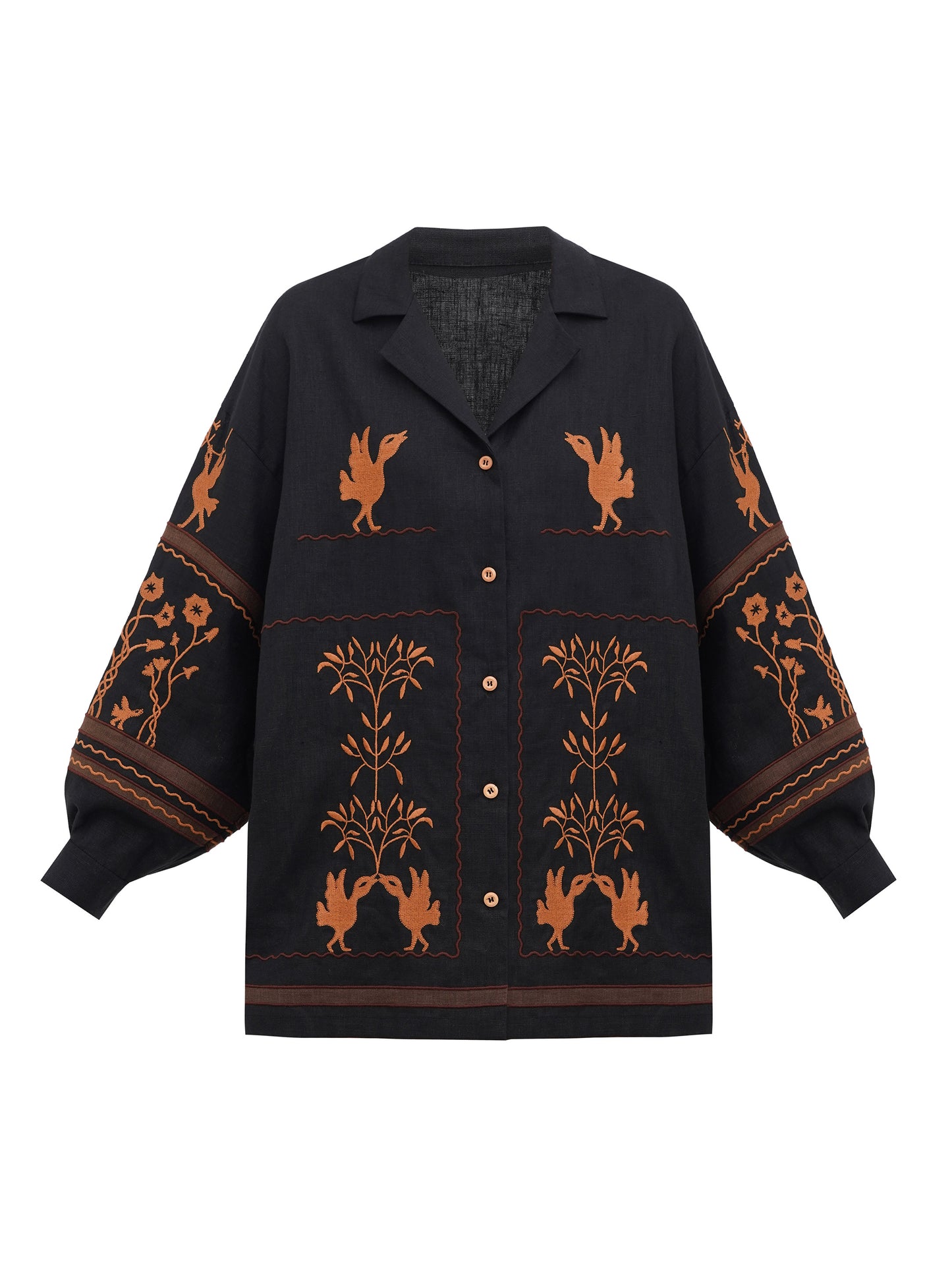 Women's embroidered shirt dedicated to Skovoroda Bayka (oversized)