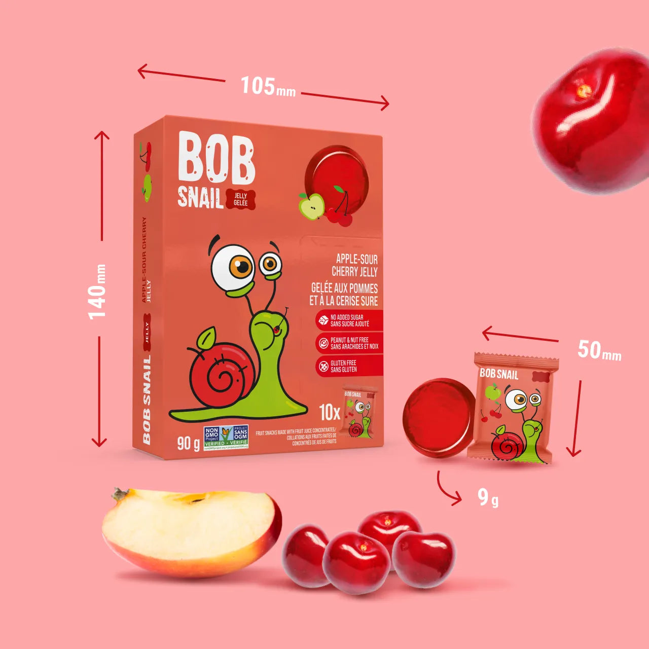 FRUIT JELLIES APPLE-CHERRY