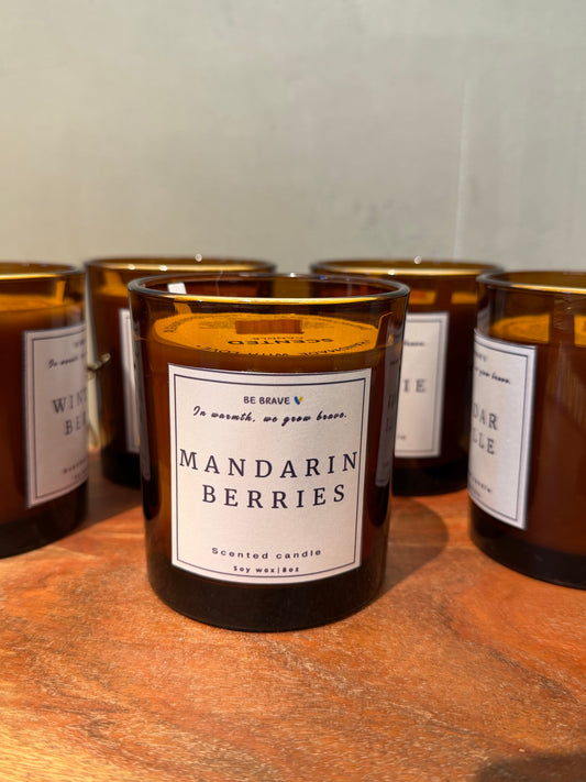 Scented Candle “ Mandarin Berries”