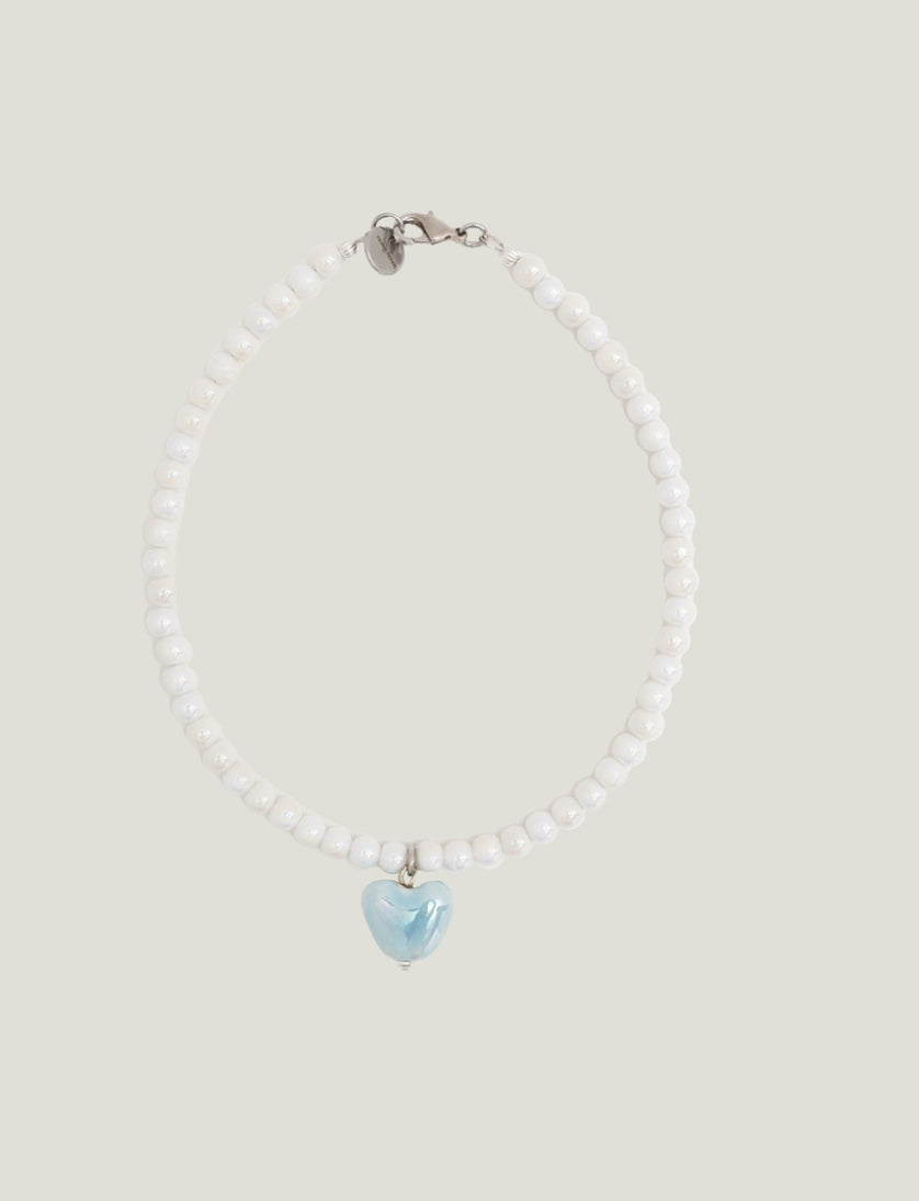 ZABAVA necklace with a porcelain heart