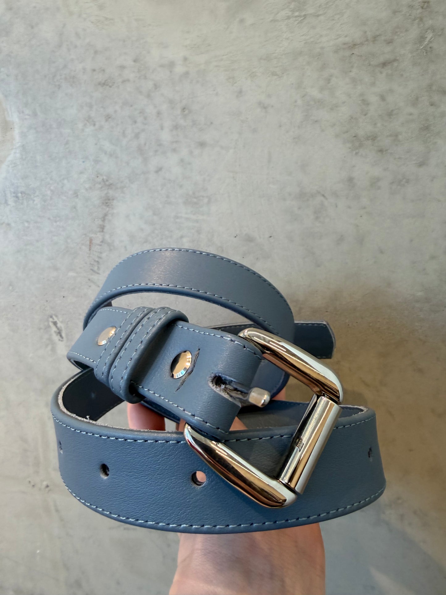 Leather belt
