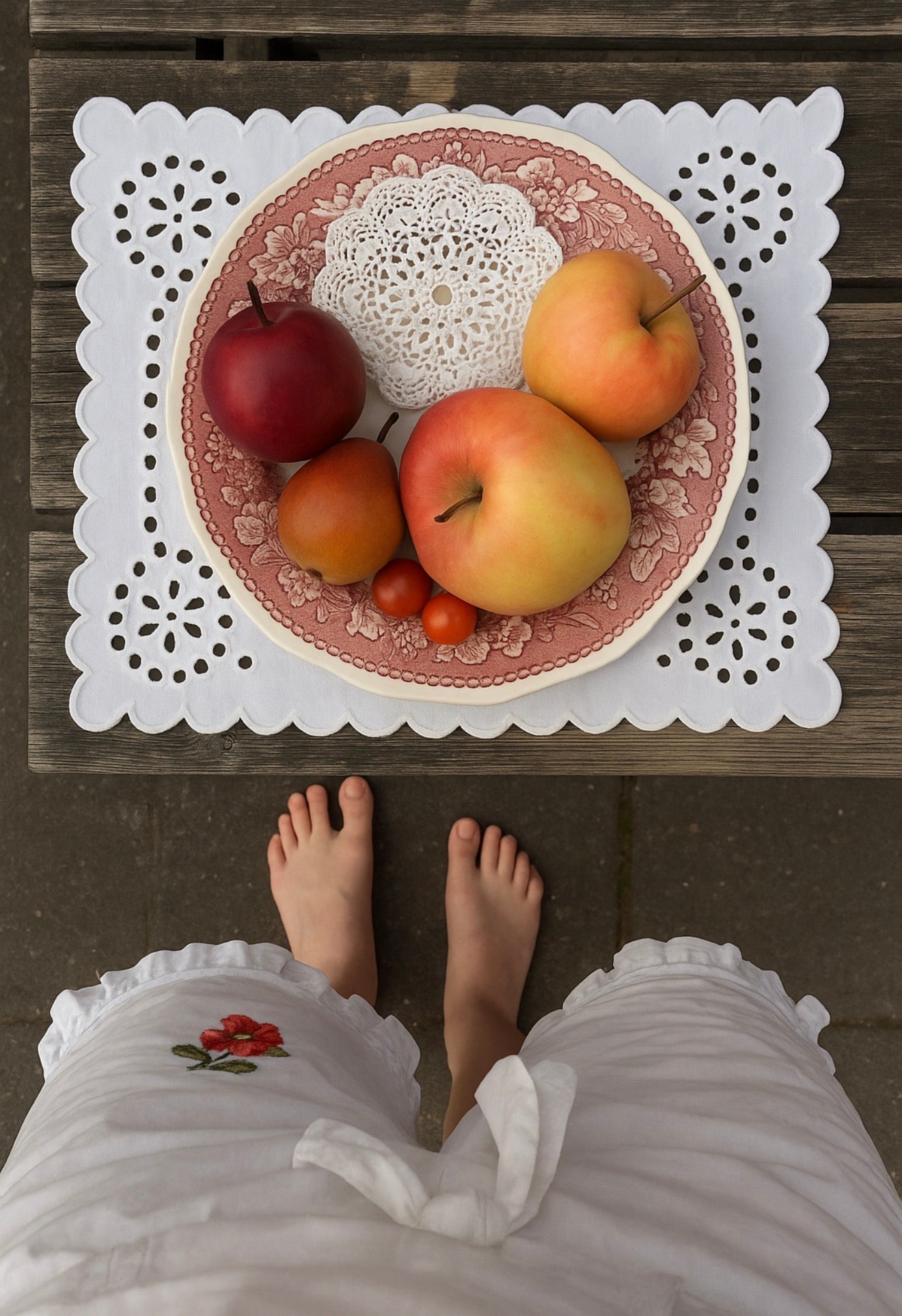Apple and Pear  beeswax candle