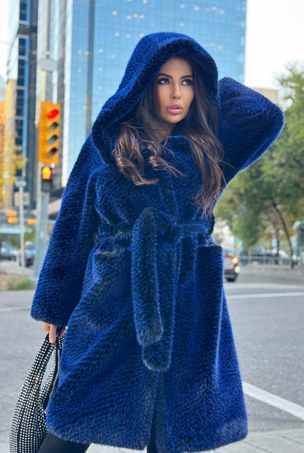 Very warm coat with a hood