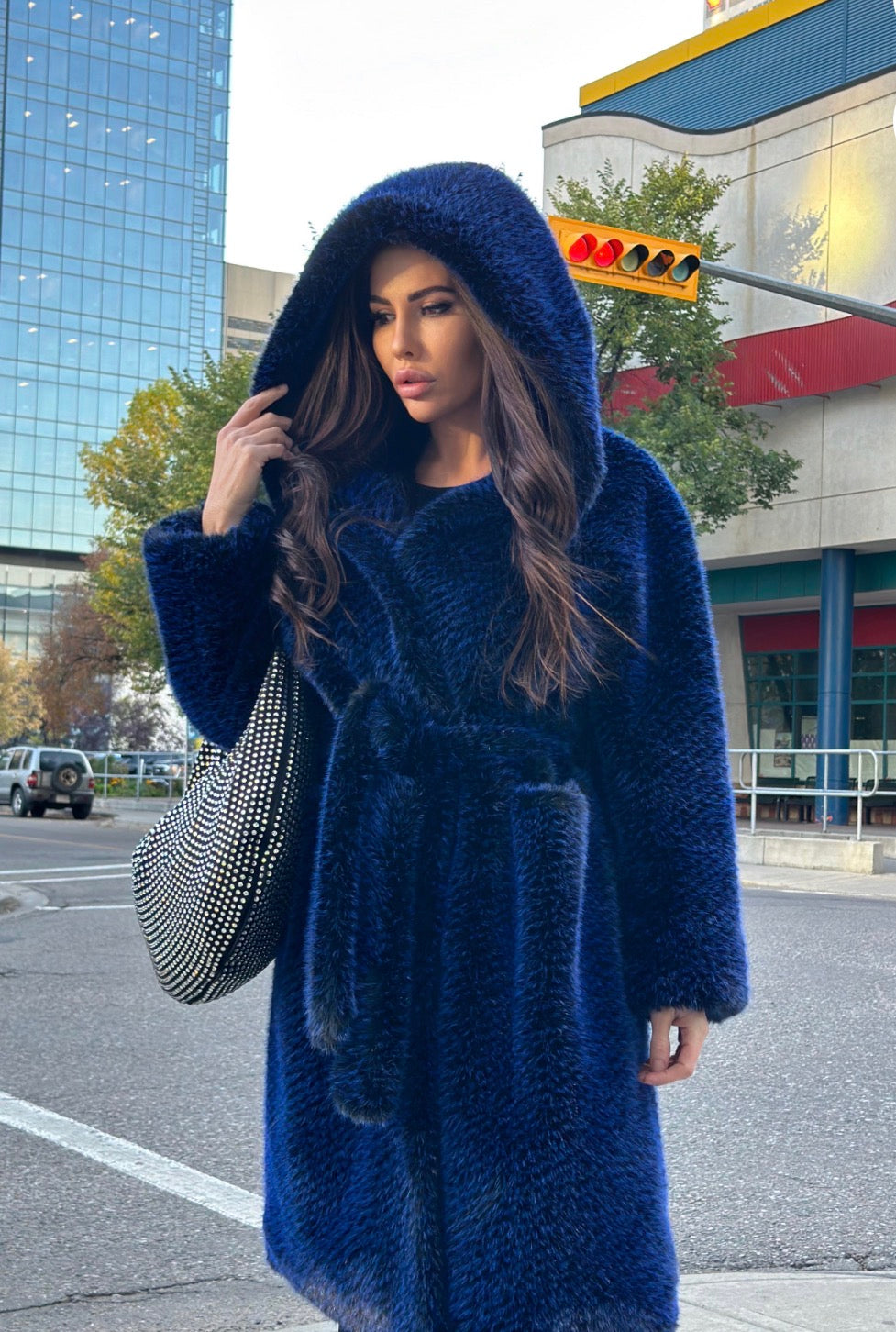 Very warm coat with a hood