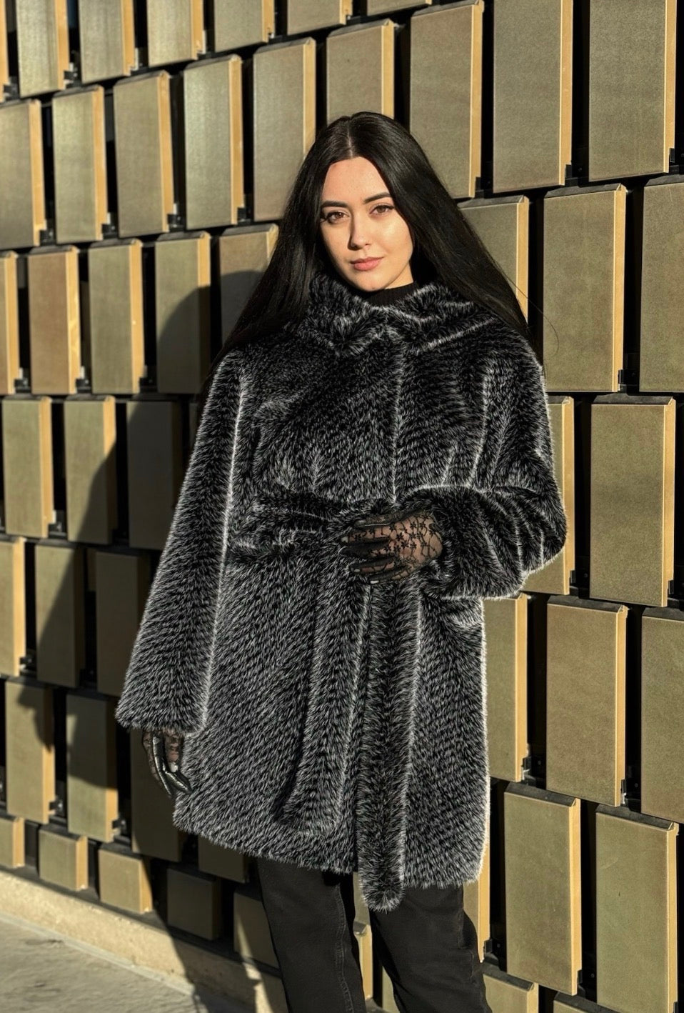 Very warm coat with a hood