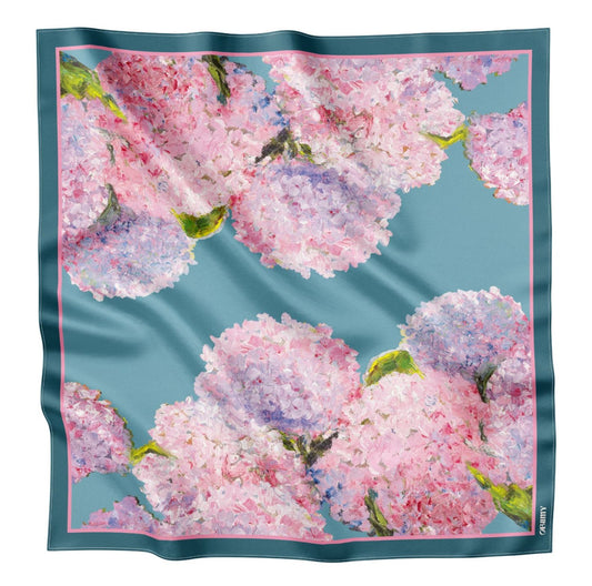 Premium silk scarf "Sincere Feelings"