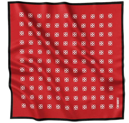 Silk scarf pashé “Red”