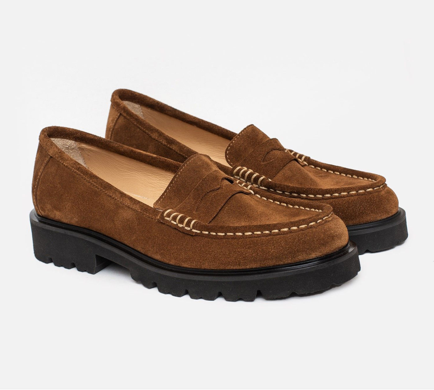 Suede loafers