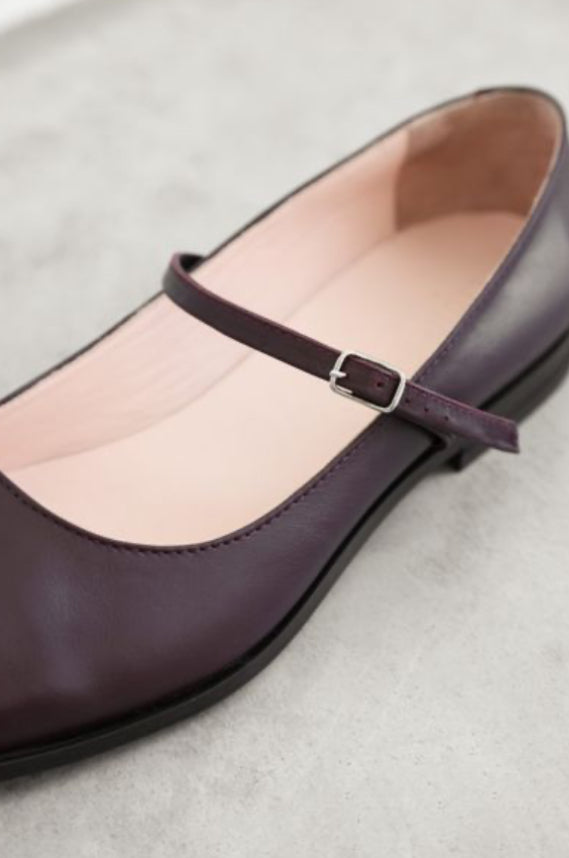 Mary Jane Shoes burgundy