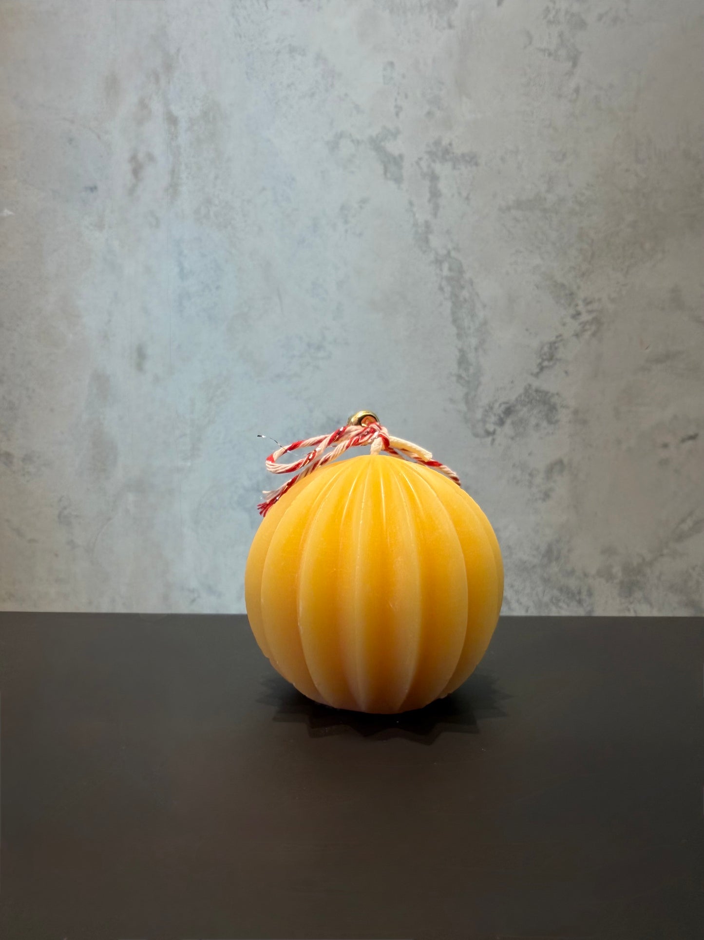 Candle  “Christmas Ornament” | Natural Yellow