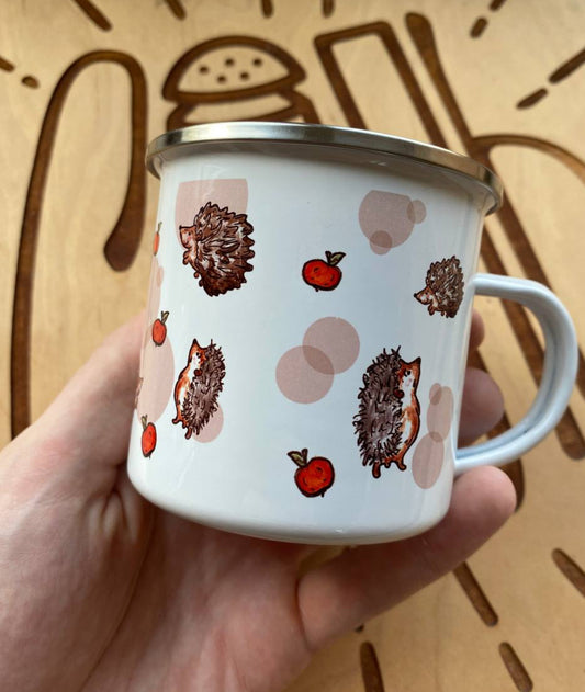 Camping Mug “Hedgehogs”