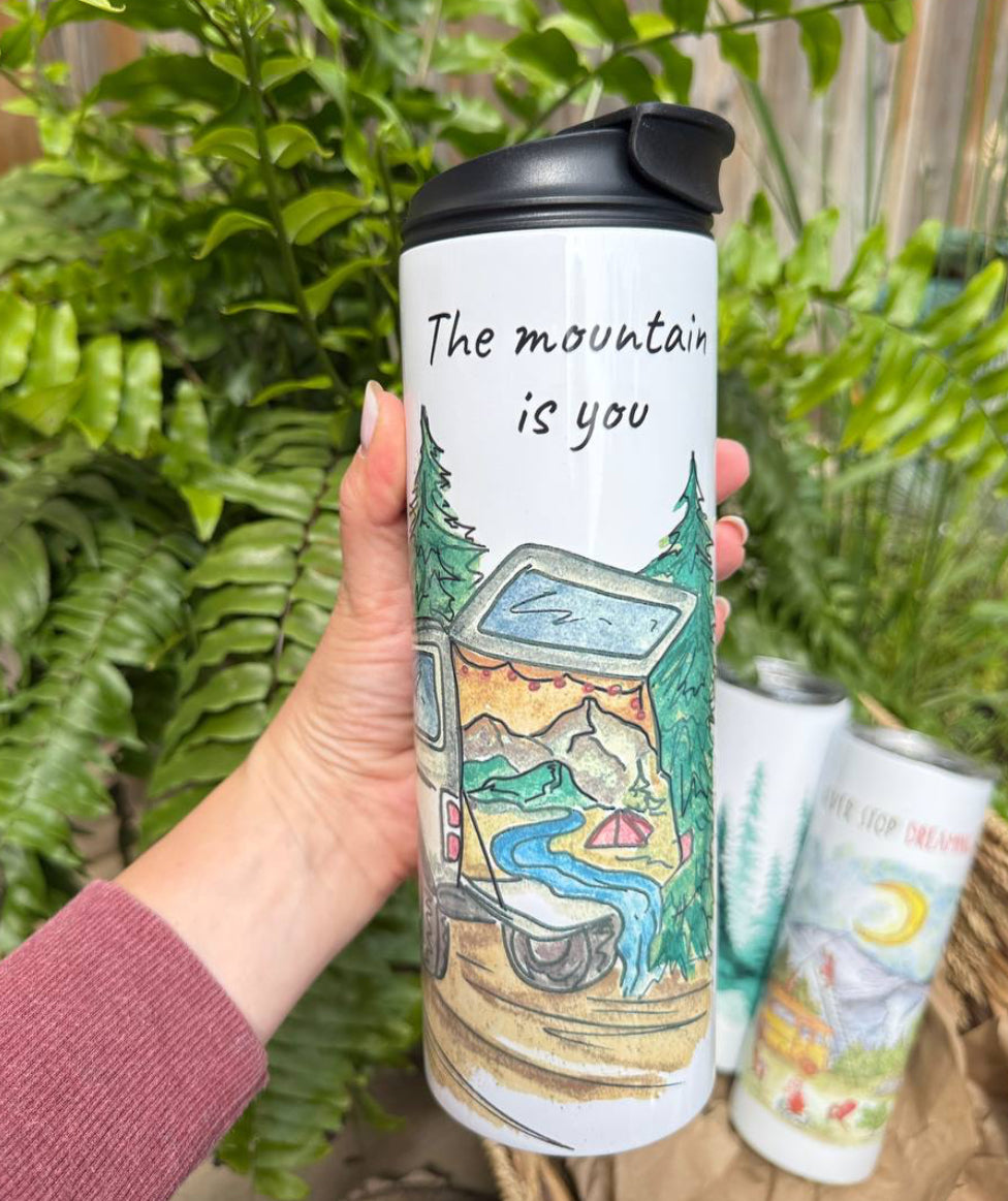 “The Mountain Is You” Vacuum Insulated Coffee Mugs