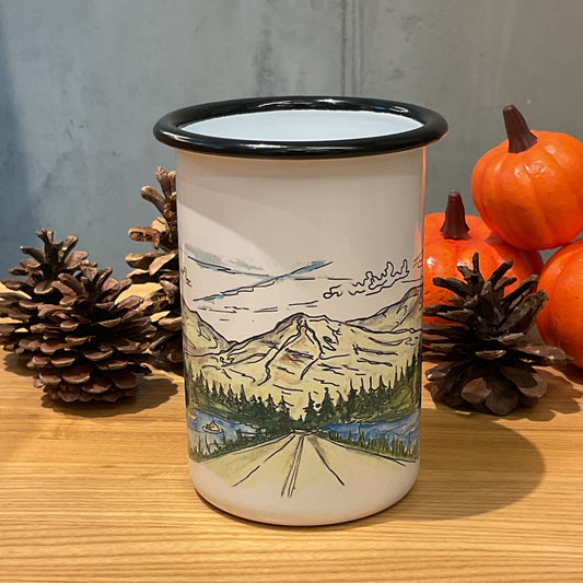 Camping Mug “A Summer Road”