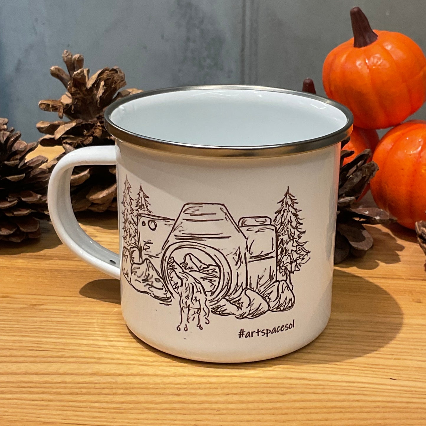 Camping Mug “Go Out Into The World”