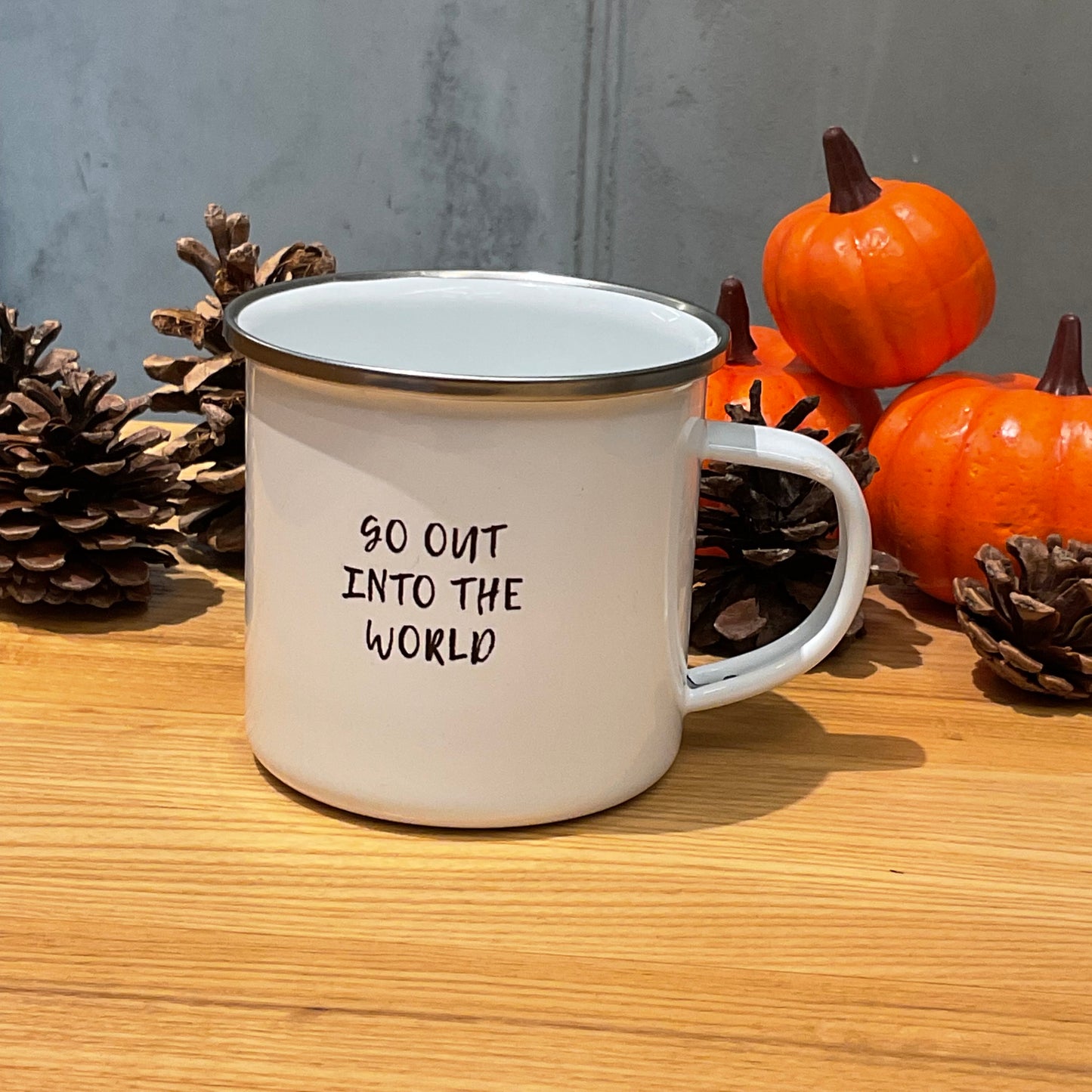 Camping Mug “Go Out Into The World”