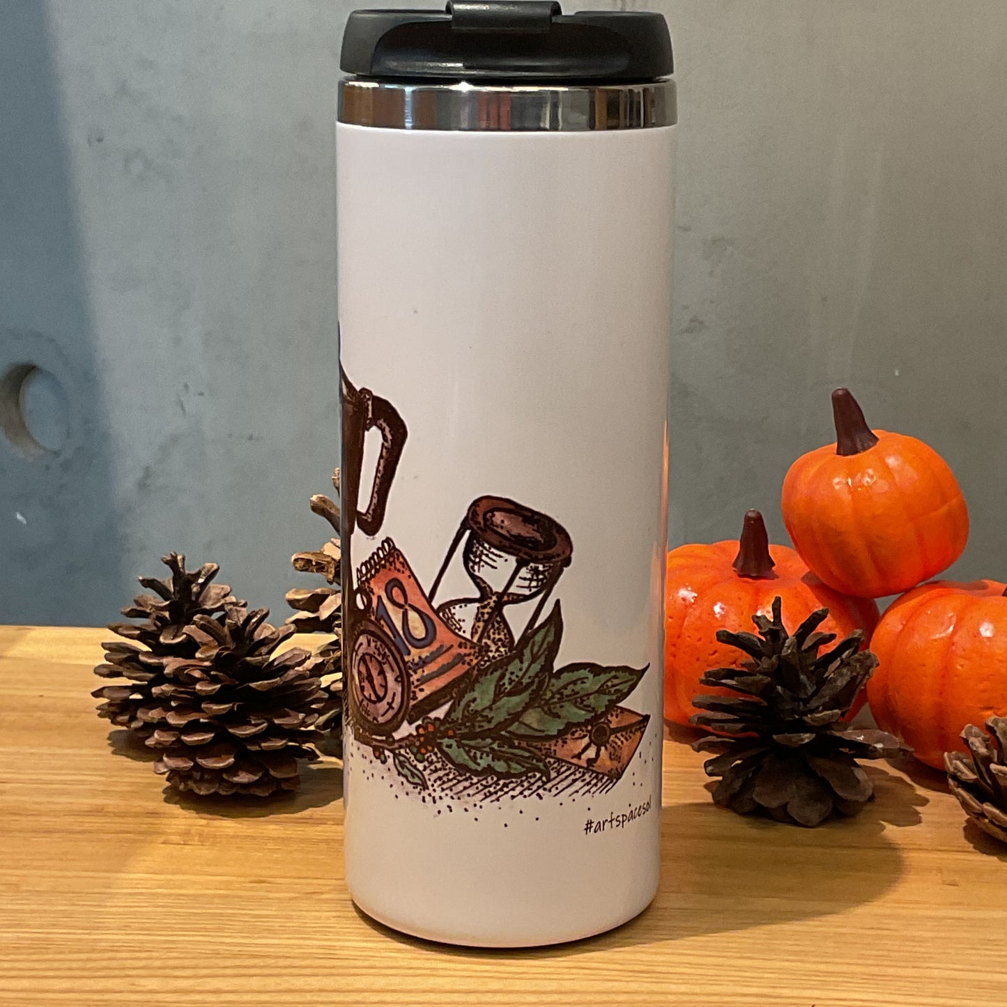 “But First Coffee” Vacuum Insulated Coffee Mugs