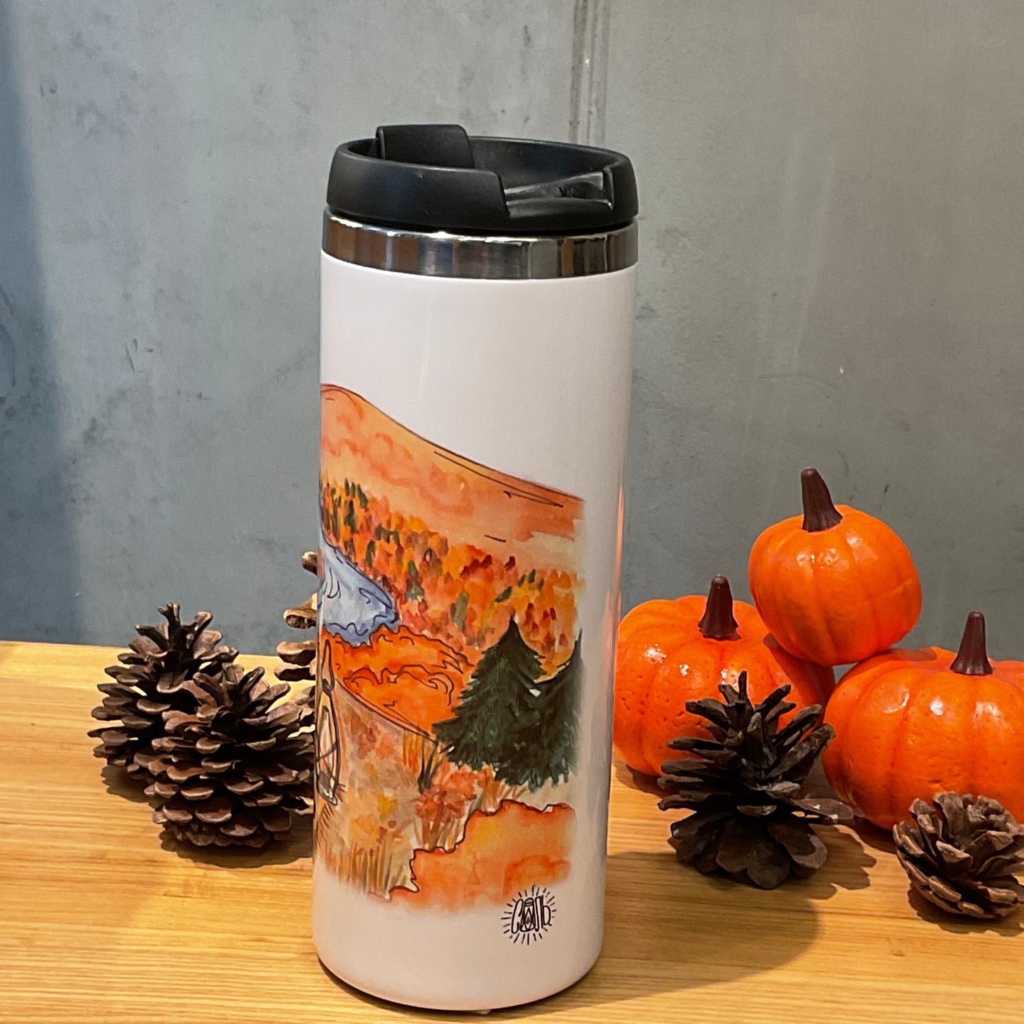 “Autumn picnic” Vacuum Insulated Coffee Mugs