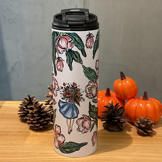 “Lady Spring” Vacuum Insulated Coffee Mugs