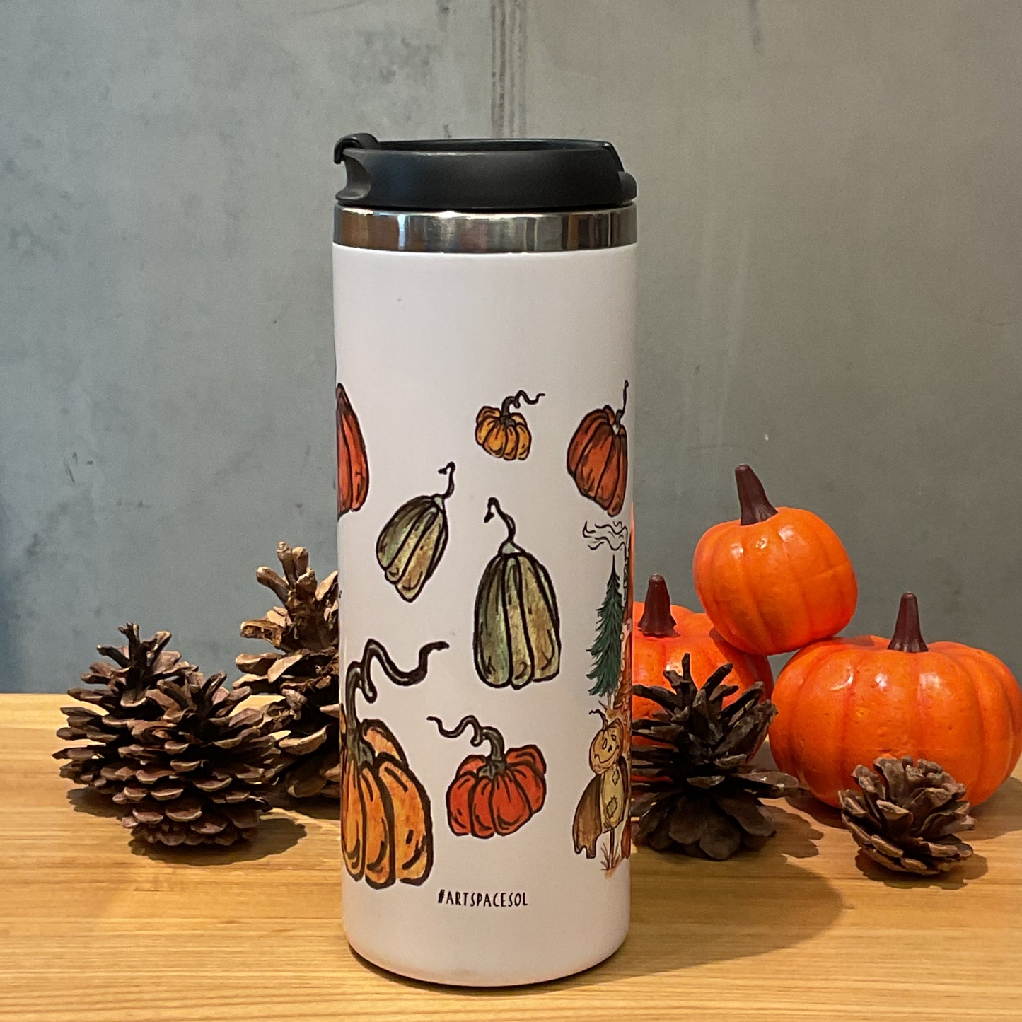 “Autumn House” Vacuum Insulated Coffee Mugs